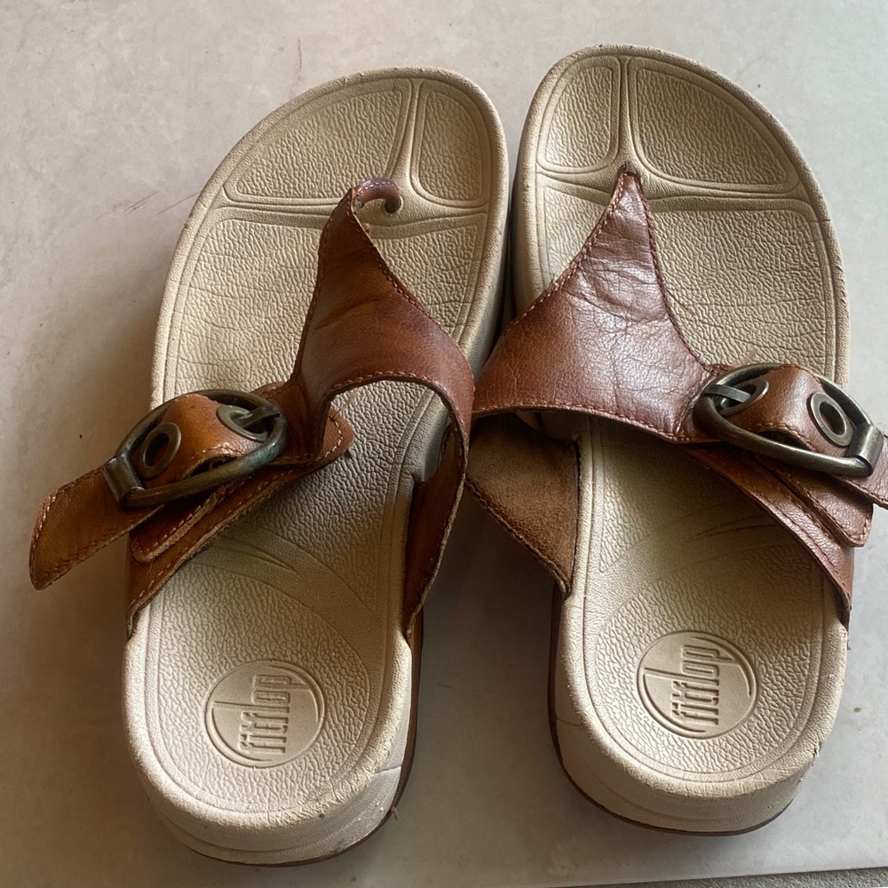 Fitflop Brown Leather Sandals